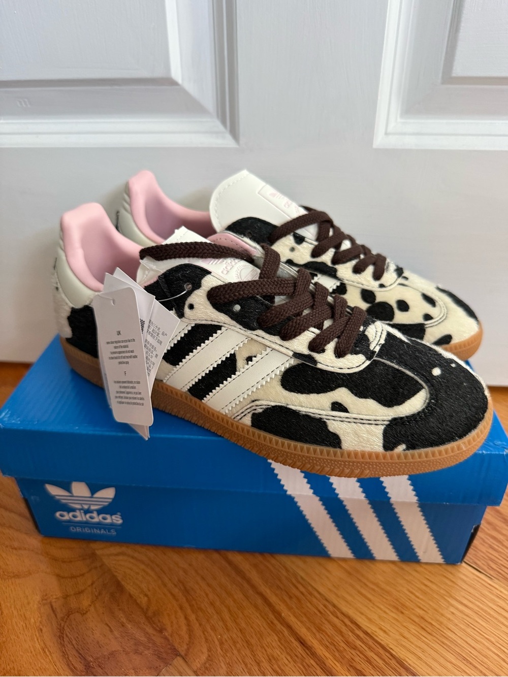adidas Originals Samba Cow Print Sneakers